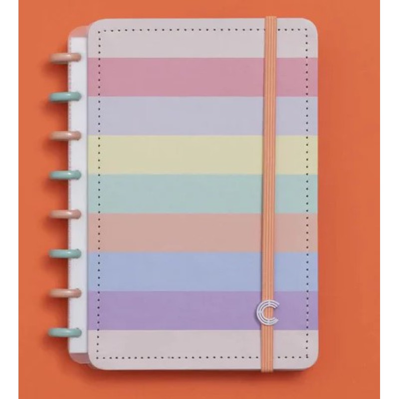 Caderno Inteligente A5 Arco Iris Pastel 8699