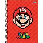 CADERNO UNIVERSITARIO FORONI SUPER MARIO 10 MATERIAS