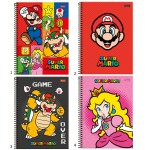 CADERNO UNIVERSITARIO FORONI SUPER MARIO 10 MATERIAS