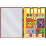 CADERNO UNIVERSITARIO FORONI SUPER MARIO 10 MATERIAS