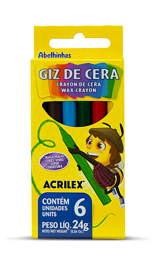 GIZ DE CERA - Abelhinhas Acrilex